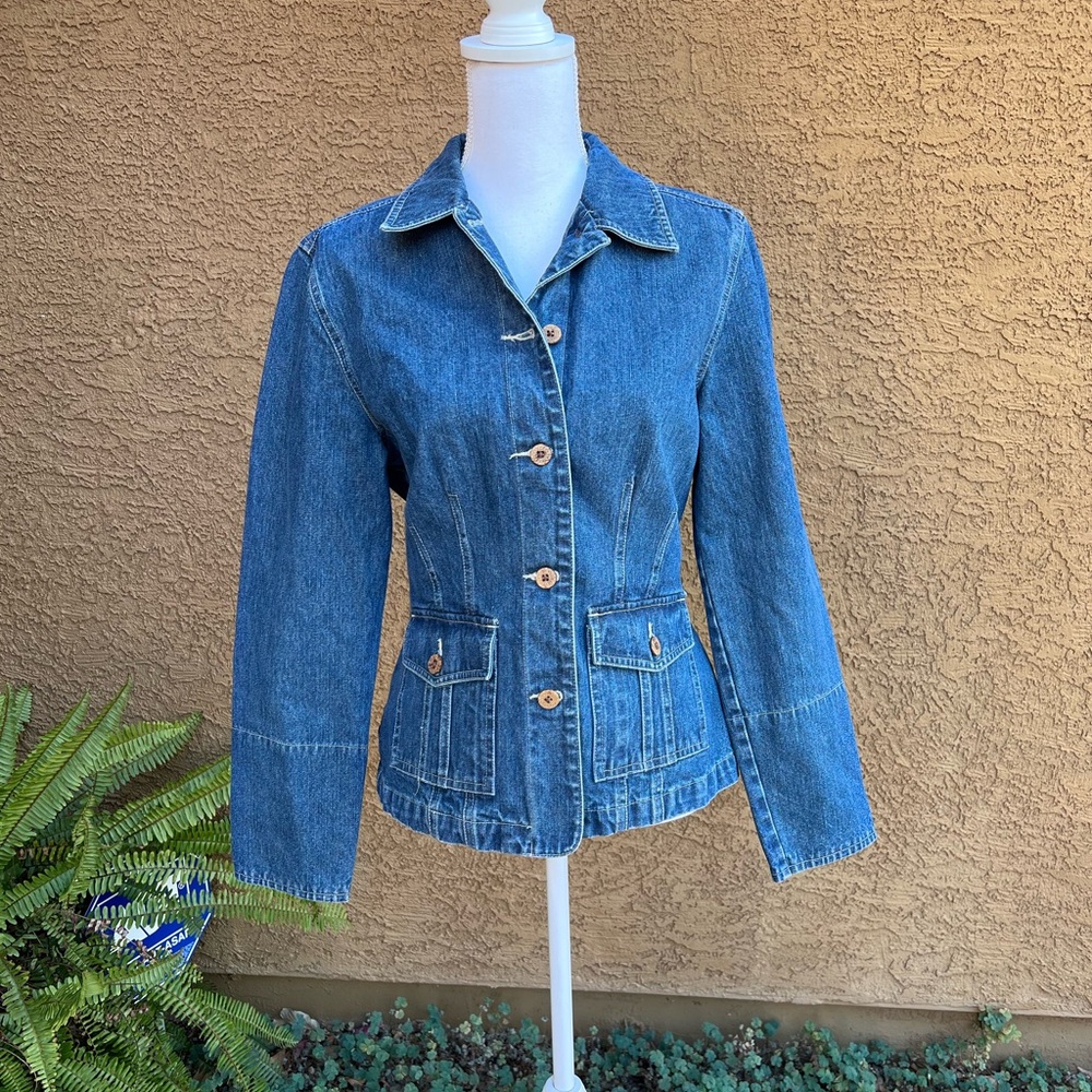 Caribbean Joe Classic Blue Jean Jacket